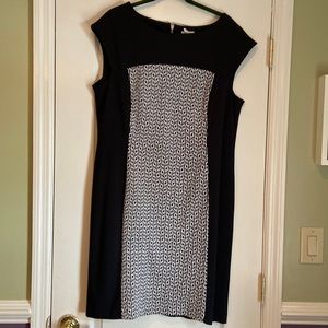 Black & white cocktail dress